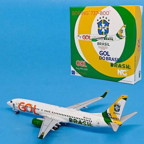 1:400巴西戈尔航空B737-800客机PR-GXB合金飞机模型摆件NG