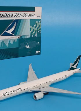 JET 1:400国泰航空波音B777-300ER标涂仿真飞机模型合金摆件收藏