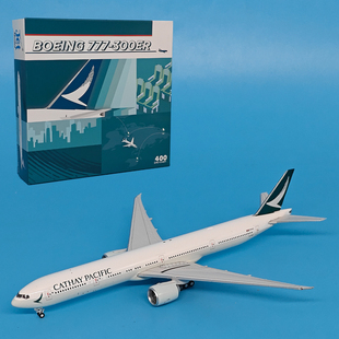 400国泰航空波音B777 300ER标涂仿真飞机模型合金摆件收藏 JET