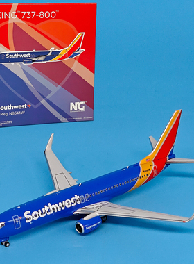 NG1:400西南航空B737-800客机N8541W合金飞机模型收藏摆件