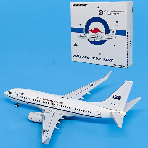1:400澳大利亚空军B737-700客机A36-002合金仿真飞机模型摆件PM