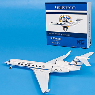 GFA合金飞机模型摆件NG 200科威特空军湾流G550客机9K