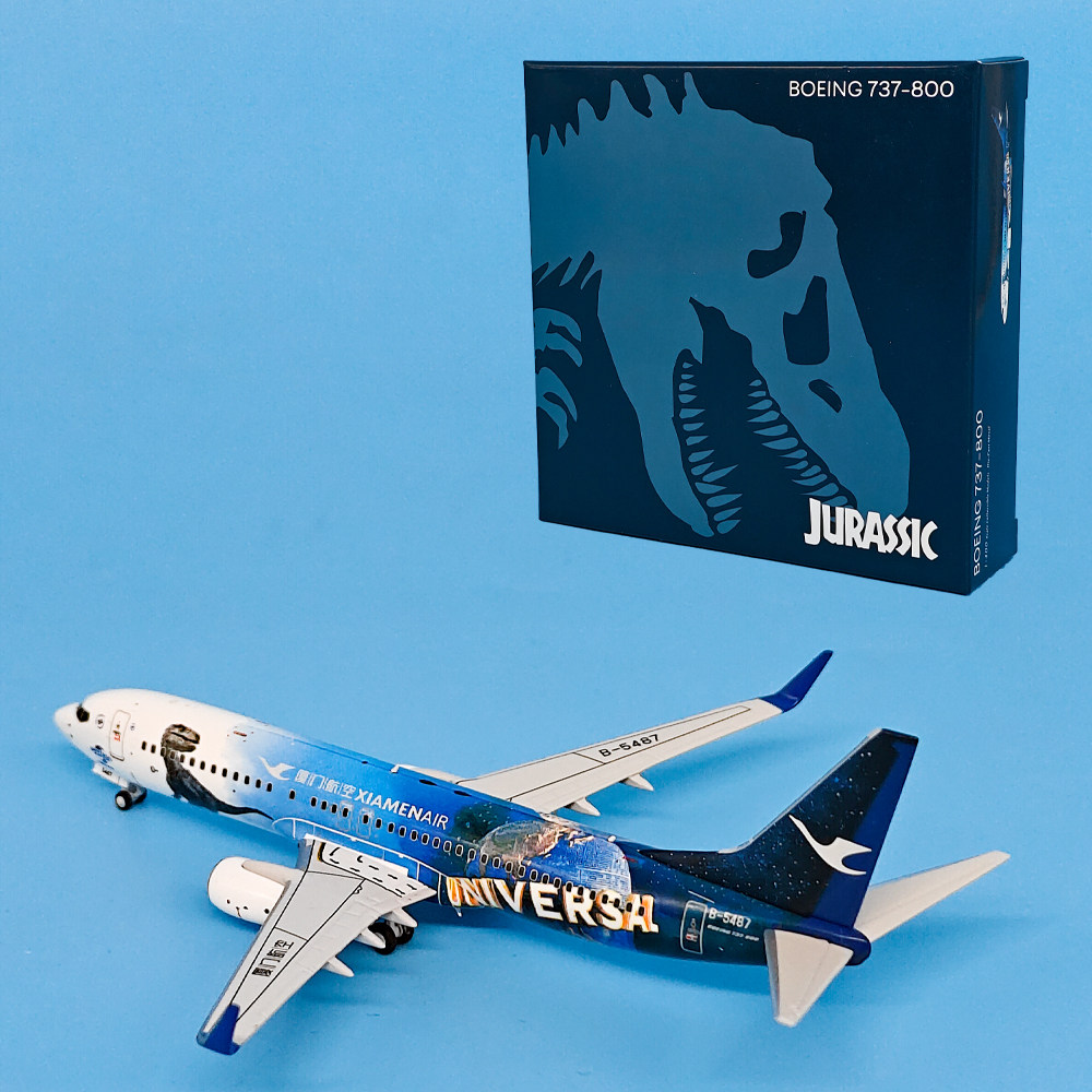NG 1:400厦门航空B737-800客机B-5487合金飞机合金模型收藏摆件