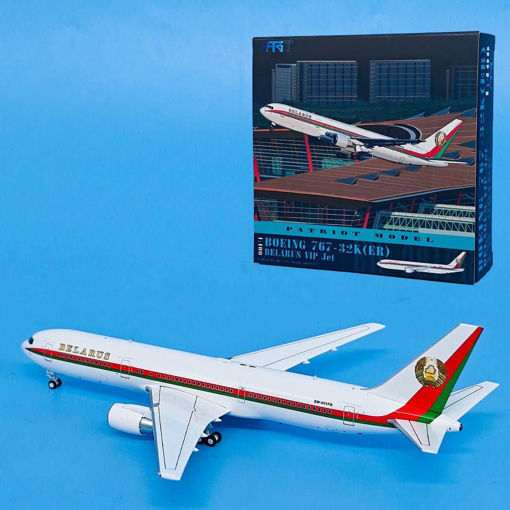 1:400白俄罗斯政府专机B767-32K客机EW-001PB飞机模型摆件Patriot