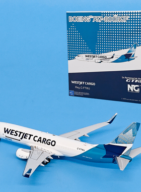 1:400加拿大西捷航空B737-800BCF客机C-FTWJ合金飞机模型摆件NG