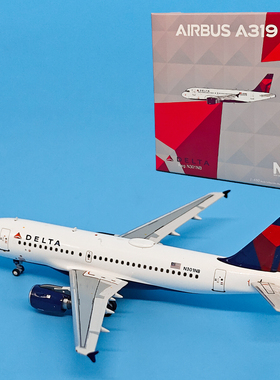 1:400美国达美航空A319-100客机N301NB合金飞机模型摆件NG 49026