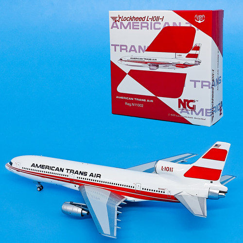 NG1:400美国环美航空L-1011-1客机N11002飞机模型合金收藏