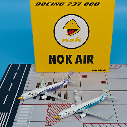 1:400皇雀航空波音B737-800客机HS-DBN HS-DBO合金飞机模型摆件PM