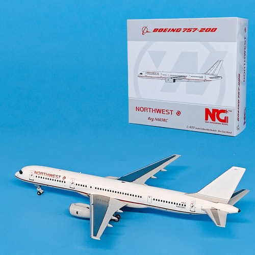 1:400美国西北航空B757-200客机N603RC合金飞机模型摆件NG