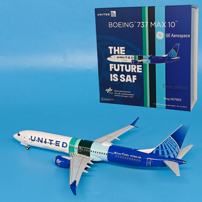 1:200美国联合航空B737 MAX10客机N27602合金飞机模型摆件NG