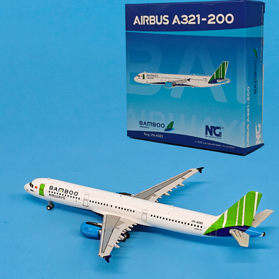 1:400越竹航空A321-200客机VN-A585合金飞机模型摆件NG