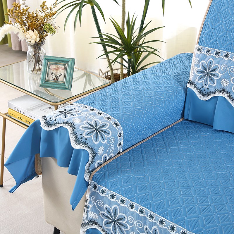 直排4人座沙发垫四季通用2024新款3座一贵妃沙发套罩全包万能盖布