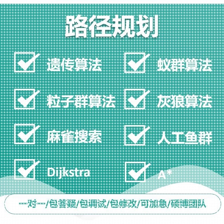 matlab路径规划代做算法优化代编NSGA遗传粒子群模拟退火蜣螂麻雀