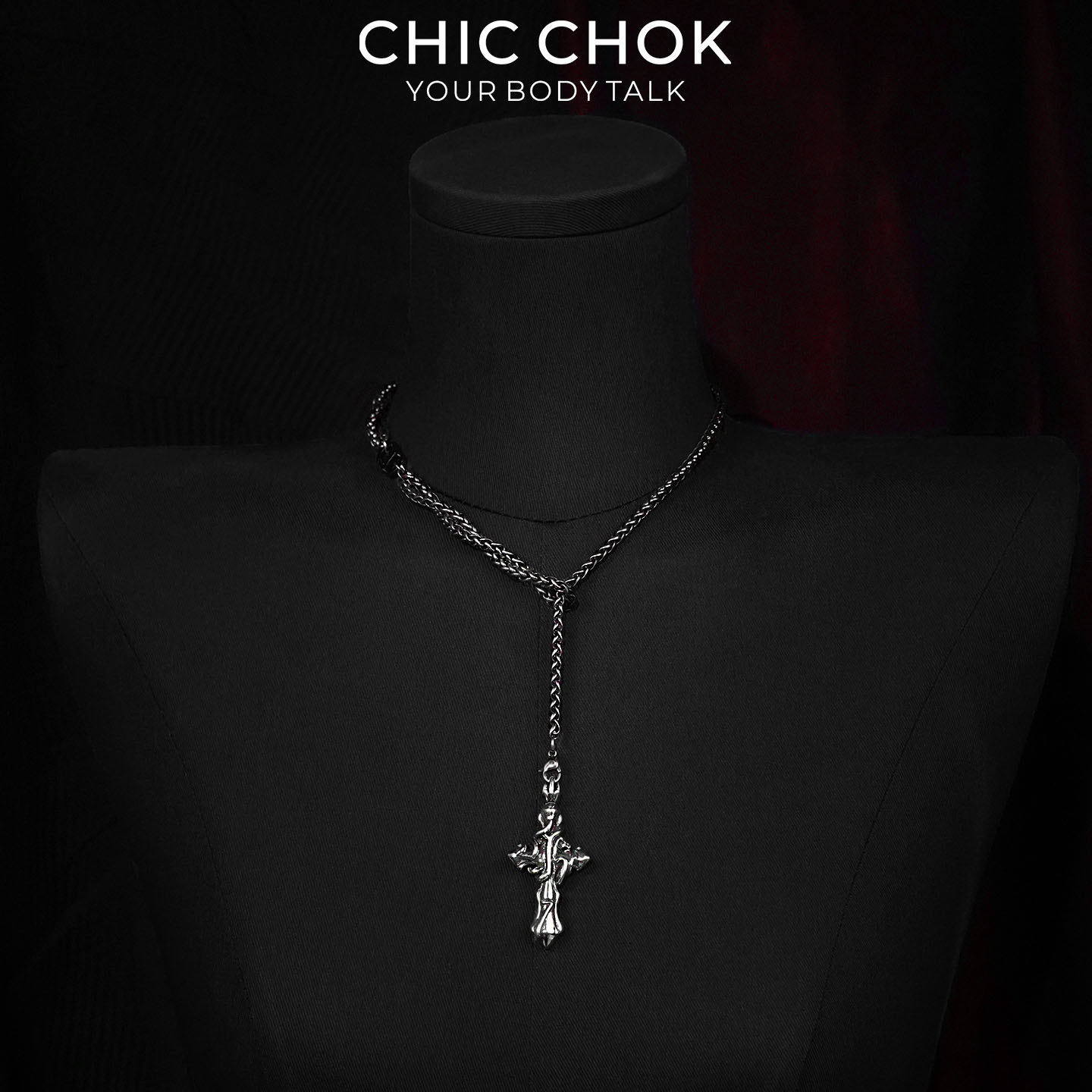 CHICCHOK荆棘圣咏项链银色