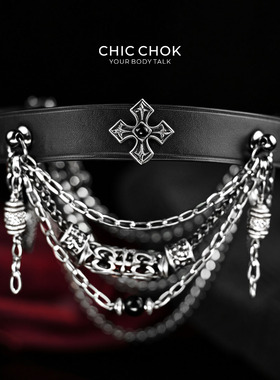 CHICCHOK雾都古堡牛皮项圈