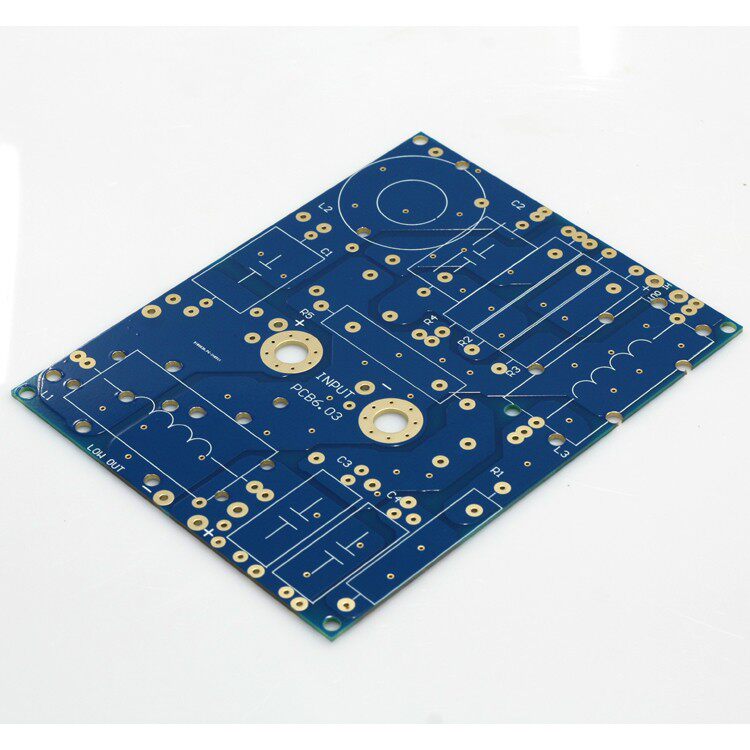 和成音响 二分频双面板电路板PCB6.03沉金工艺