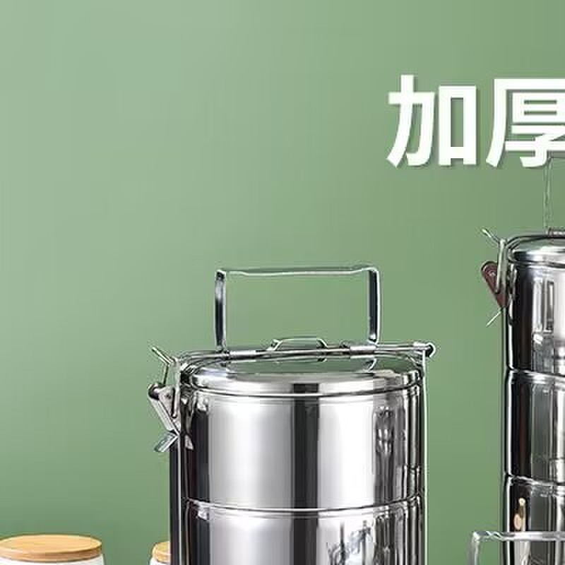 蒸箱电磁炉加热多层饭盒 304不锈钢学生成人带饭分格食篮中式餐盒