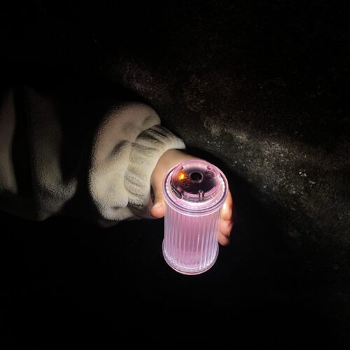 新款户外露营38灯透明款38explore透明款露营灯黑透粉透氛围