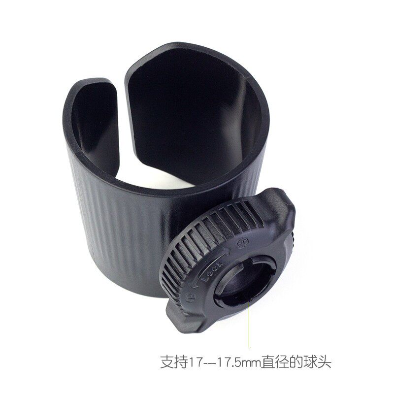 吹风机卡座夹子17mm球头支架麦克风手持式话筒放置卡口夹头配件