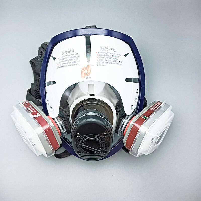 普达MJ4009大视野舒适全面具罩球面屏防毒尘呼吸器防护滤毒盒滤棉
