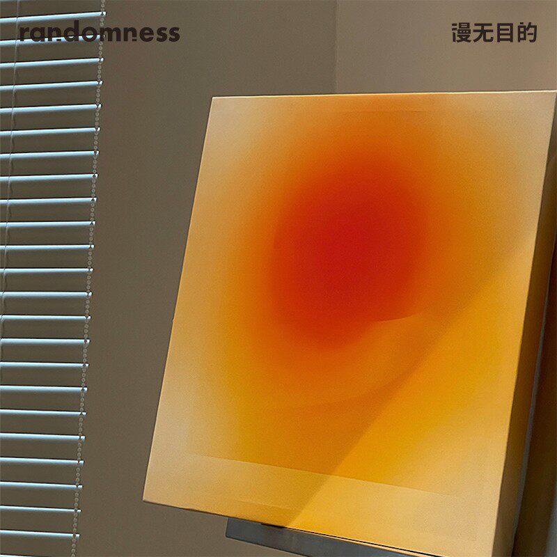 漫无目的randomness-光-原创设计氛围现代家居玄关抽象艺术装饰画