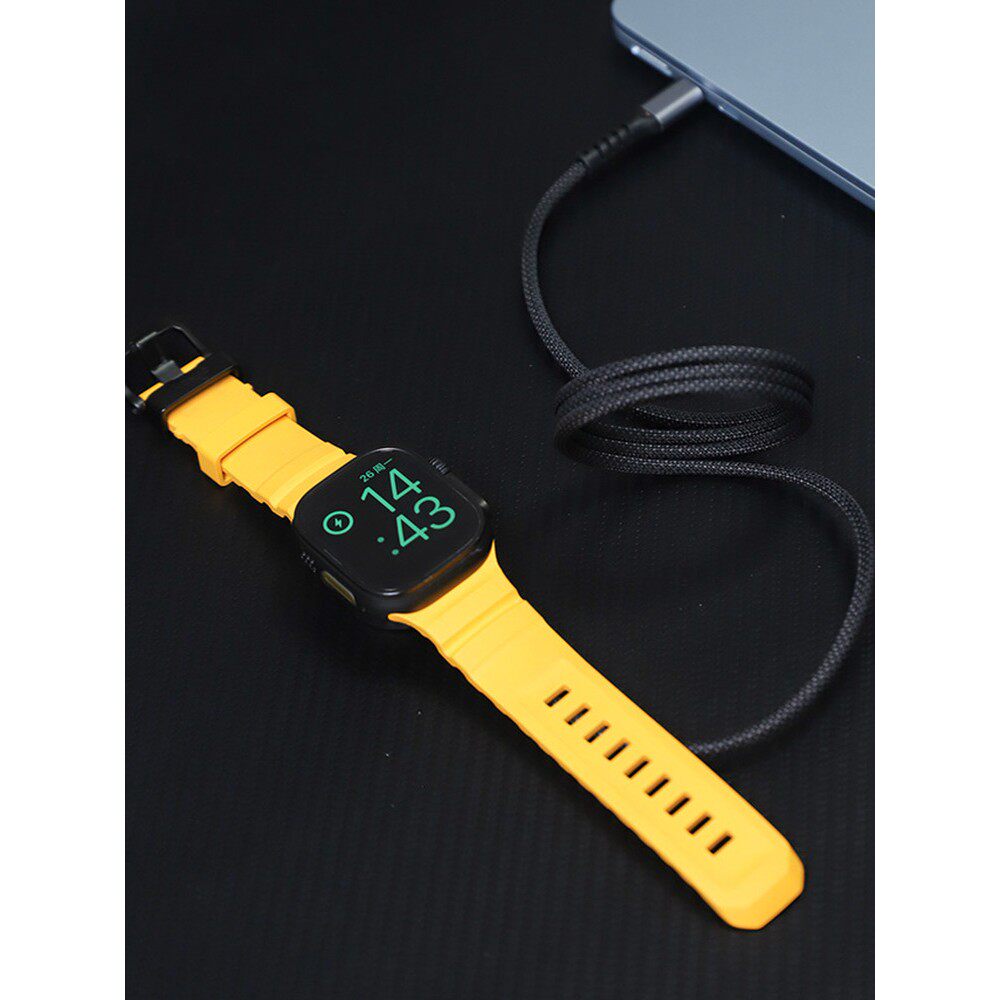 SMALLCLIP磁吸充电线手表二合一100W数据线type-c适用iWatch