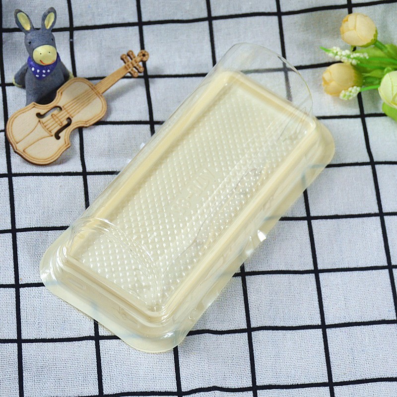A175-85长条蛋糕食品烘焙包装打包西点盒糕点盒吸塑盒寿司盒子