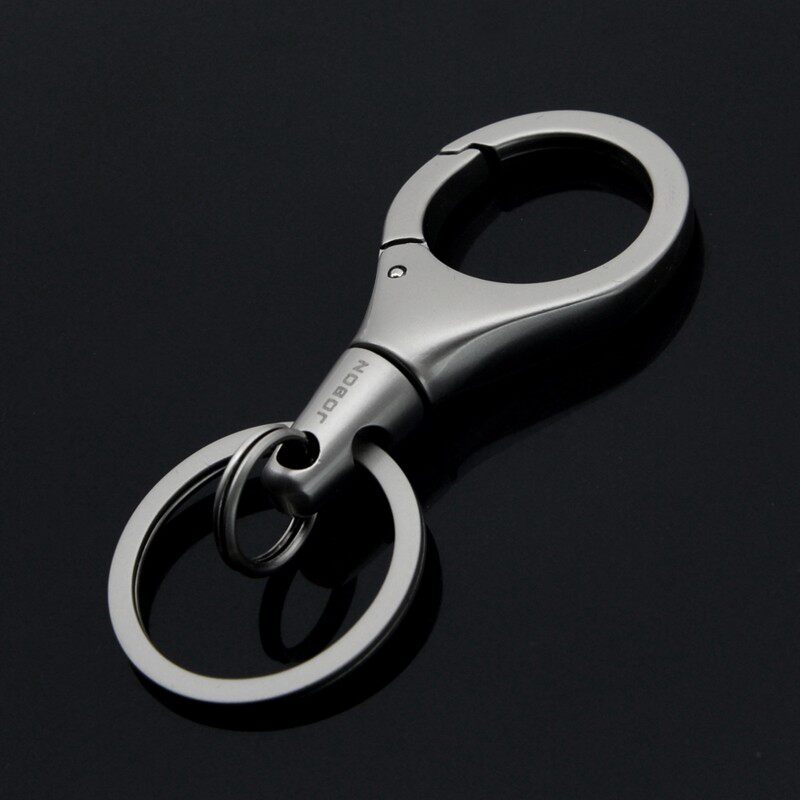 jobon中邦高档男士腰挂锁匙扣创意定制汽车钥匙扣挂件金属钥匙圈