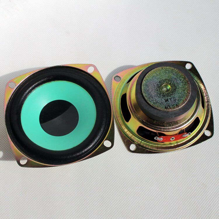 3寸全频喇叭4欧5W多媒体电脑小音箱HIFI音响副箱喇叭布边方扬声器