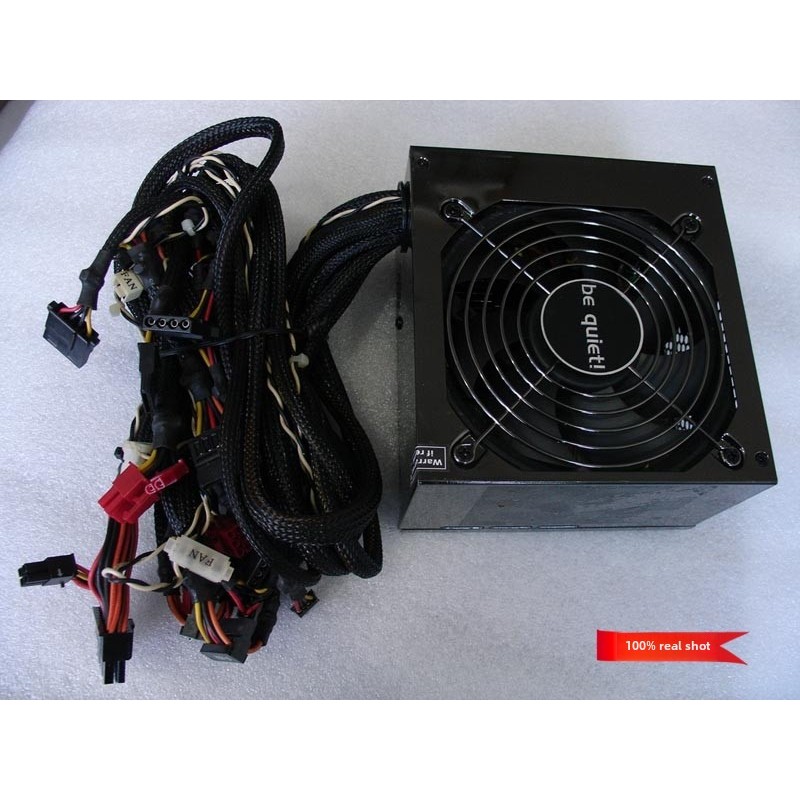 德商必酷be quiet!静音电源额定600W 500W主动PFC 显卡双6+2P供电