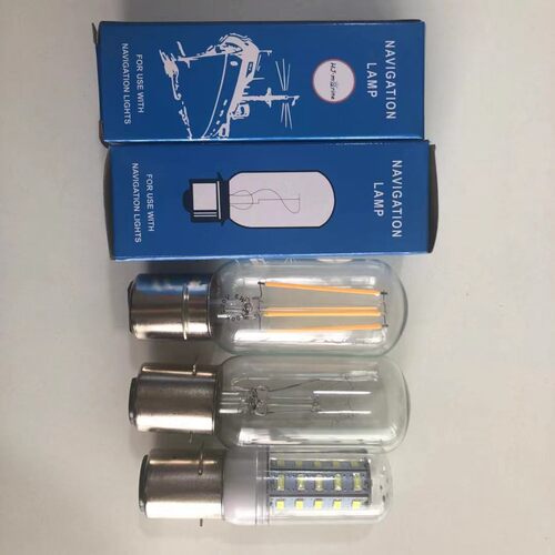 船用管型航行灯泡卡口P28S  24V110V220V40W60W65W6W20W10W  LED