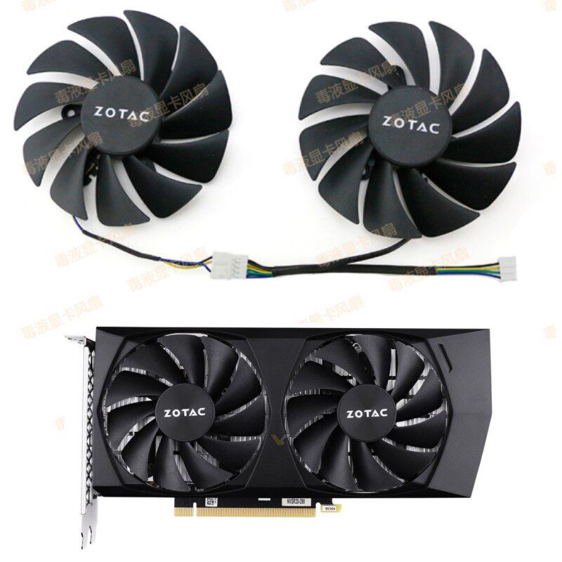 Zotac/索泰RTX 3050 3060 3060ti毁灭者Destroyer HA显卡散热风扇