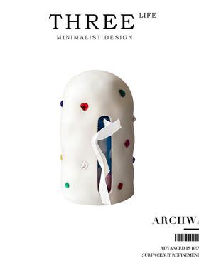 Tlife·Archway·纸巾盒高级感宝石客厅陶瓷抽纸盒家用创意 |拱门