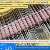 6.8R 10K 10R 47K 金属氧化膜电阻器3W 100R 20K 22R绿色涂料