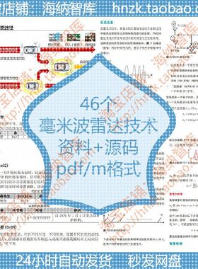 毫米波雷达技术资料前视成像实例matlab彷真案例测距感测器原理