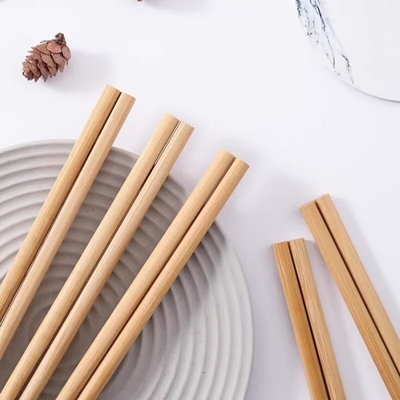 一次性筷子商用独立包装火锅快餐外卖加长粗竹筷碳化筷防潮50双装