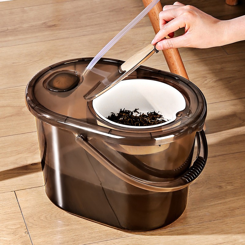 茶台废水桶塑料小号茶水桶矮款扁款茶桶茶渣桶垃圾分离新款排水桶