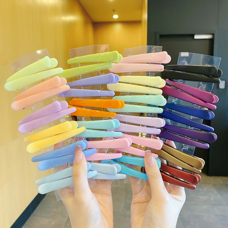 大号发夹侧边理发店固定夹头发头饰夏季刘海化妆夹子发卡