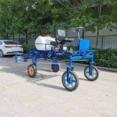 大型自走式柴油发动机水冷液压升降喷药机1.2-1.5轮距可调杀虫机