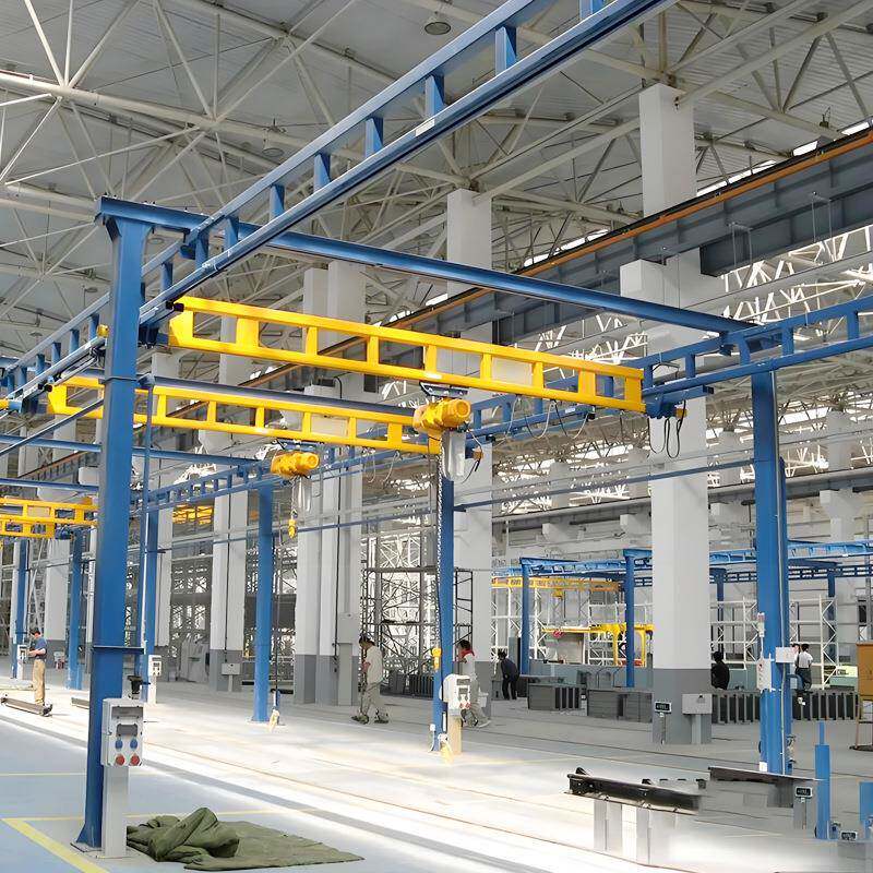 车间组合式悬挂起重机0.5吨1吨KBK起重机kbk悬挂轨道柔性起重机