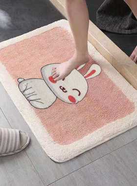 Cdiscount卧室脚垫入户垫子家用卫生间地垫浴室地毯进门厕所垫羊