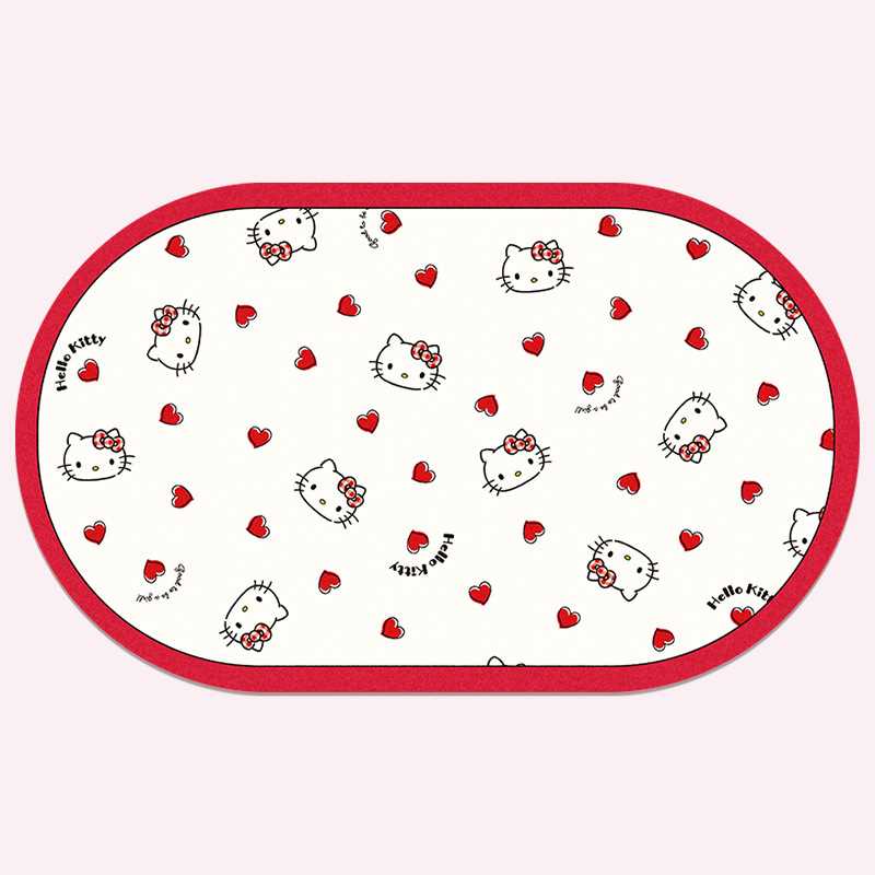 Zalando吸水卡通速干浴室硅藻土硅藻脚垫防滑卫生间厕所门口垫地