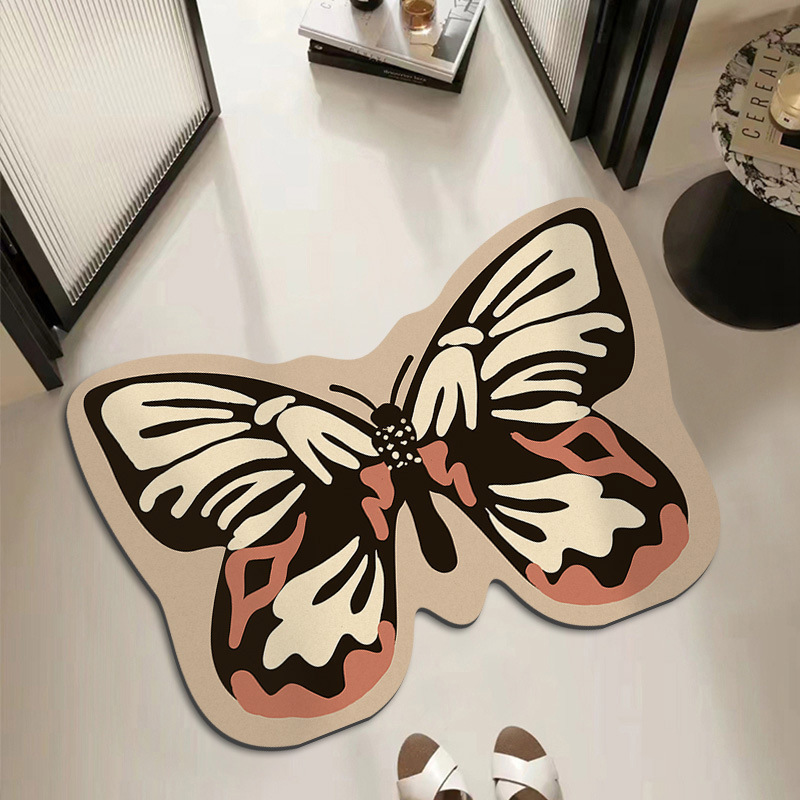 卢森堡门口防滑垫打理脚垫硅藻腳踏墊防滑厕所易卫生间泥吸水浴室