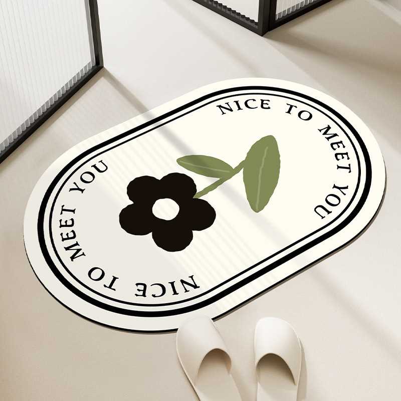 Linio垫脚垫地毯门泥地防滑耐磨浴缸脚速干可硅藻ins垫浴室吸水洗