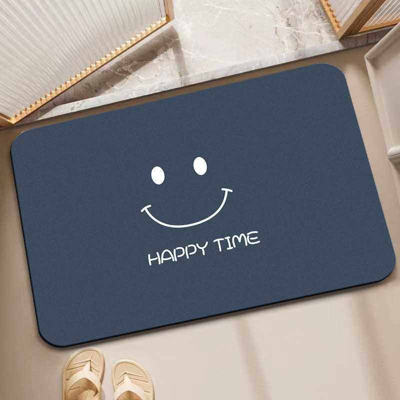 Souq卡通浴室打理易吸水硅藻防滑速干入户门地垫耐脏脚垫简约泥垫