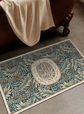 台湾速干美式门口吸水泥垫家用脚垫硅藻地垫垫子卫生间浴室复古防