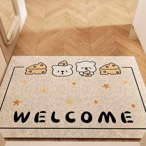 Walmart地垫耐脏垫脚垫门易入户门可进门打理家用丝圈土防滑垫裁