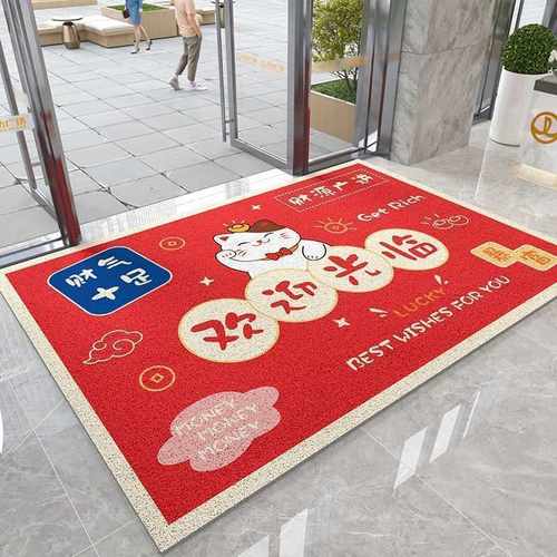 日本裁剪餐饮店刮泥商铺土垫防滑丝圈地进门蹭可耐磨门口耐脏脚垫
