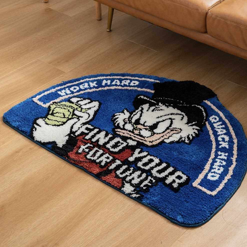 加拿大卧室装饰家用跨境防滑浴室卡通地垫吸水毯儿童房地毯脚垫床