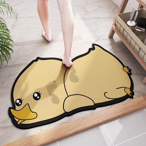 Allegro硅藻进门泥地地毯吸水厕所强防滑脚垫卫生间浴室门口淋浴